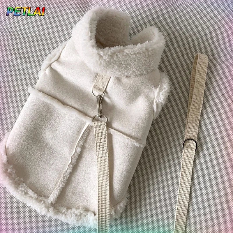 PetLAI Designer Dog Vest – Cute & Soft Autumn/Winter Coat for Small to Medium Dogs